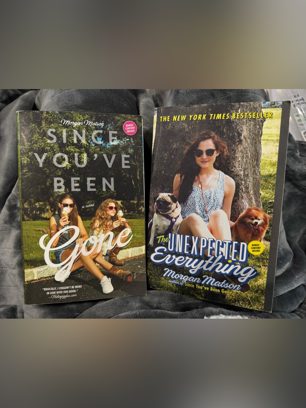 Morgan Matson Book Set Bundle Since You’ve Been Gone & The Unexpected Everything